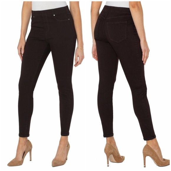 Stitch Fix Liverpool Chloe Pull On Ankle Skinny In Molasses‎ Wash Size 4/27 - Picture 1 of 12